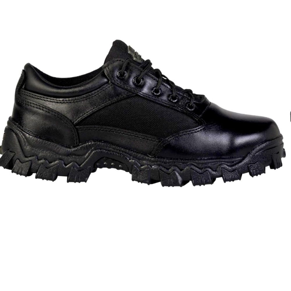 Rocky Mens 4” Alpha Force Black Work & Safety Boots Size 7W (Hard composite toe)